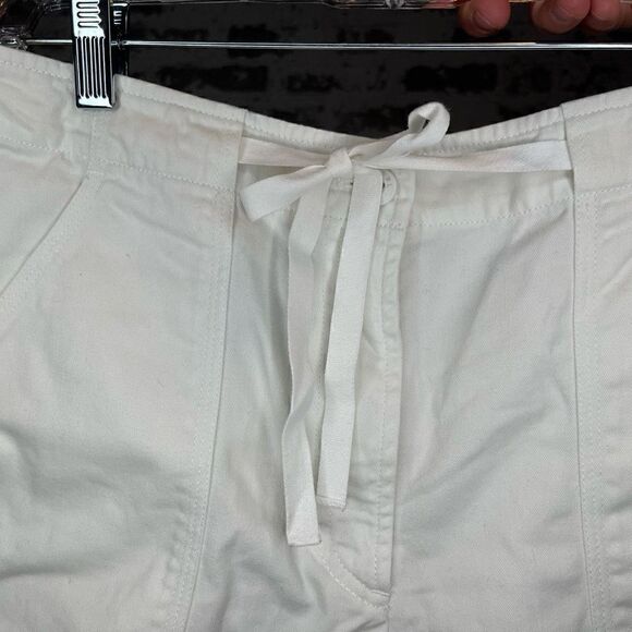 Lauren Ralph Lauren | women green label white cargo cotton shorts bermuda - Picture 12 of 13